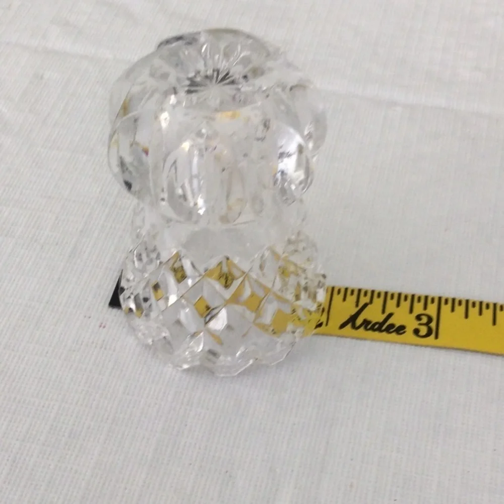 Crystal Clear Glass Votive Holder
